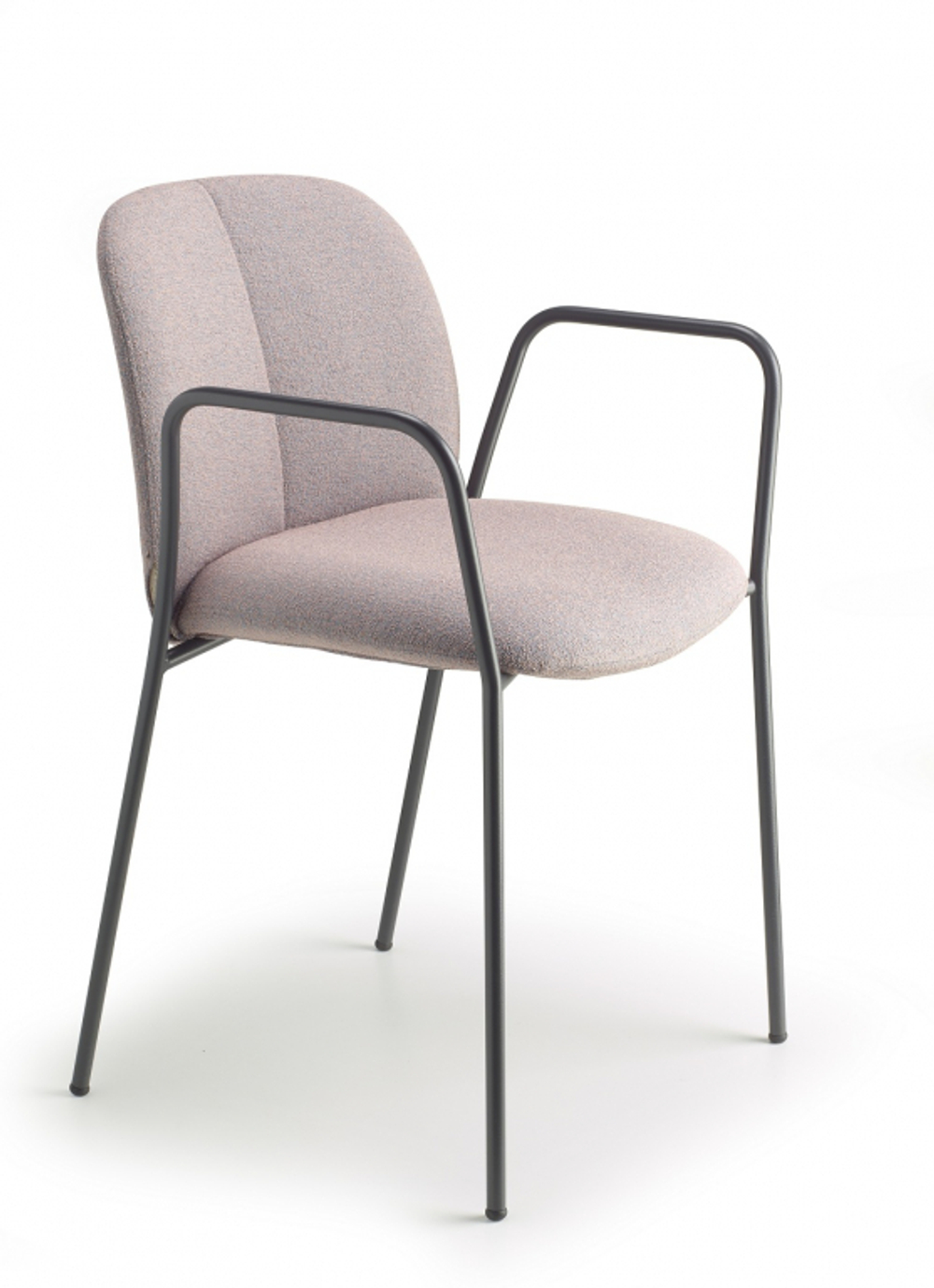 Кресло с обивкой Scab Design Mentha Pop, антрацит, светло-серый