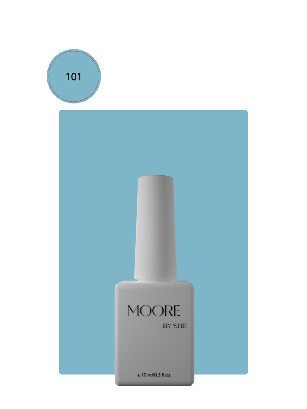 Moore Гель-лак  101 10 ml