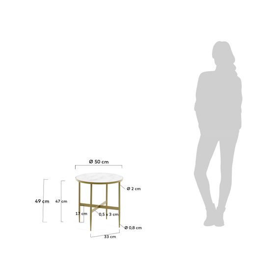 Журнальный столик Elisenda круглый Испания