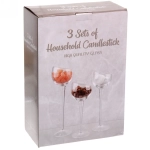 Подсвечники в наборе 3шт «Estet» 7,5*20,23,26см