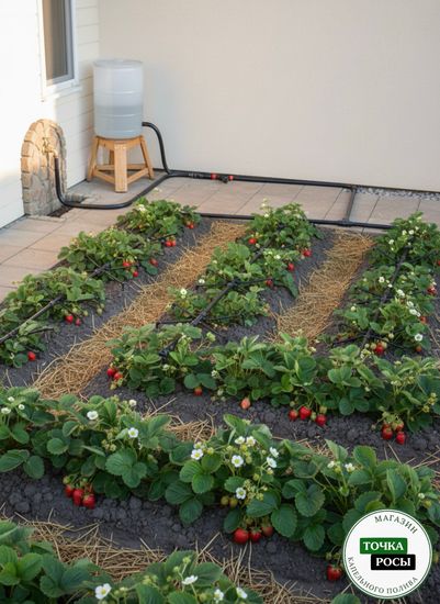 Комплект капельного полива ТОЧКА РОСЫ ПРОФ на 84 растения