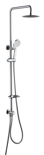 25072 Душевая система с переключателем  КРУГ.  "GANZER"  (4/1шт)