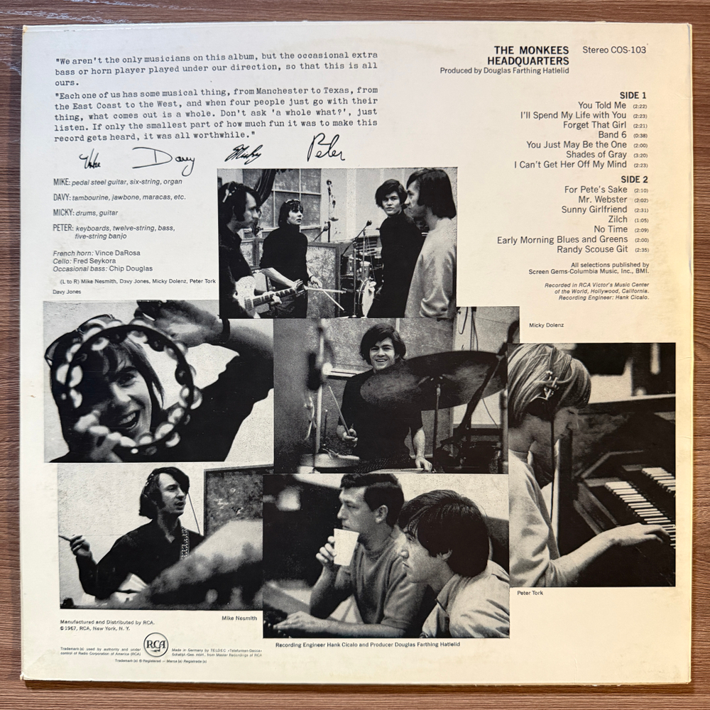 The Monkees - Headquarters (Германия 1967г.)