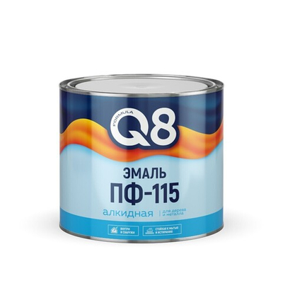 Эмаль Formula Q8 ПФ-115, зеленая, 1,9 кг