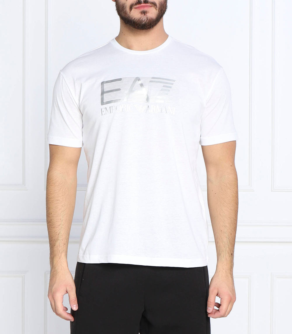 футболка EA7 - белый(6LPT09 PJ02Z)