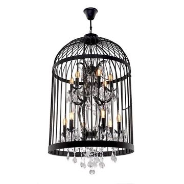 Подвесная люстра 12*Е14 LOFT1891/12 чёрный Vintage Birdcage LOFT IT