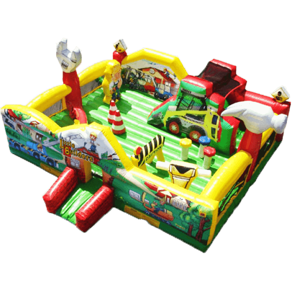 Коммерческий надувной батут "Строительная площадка"