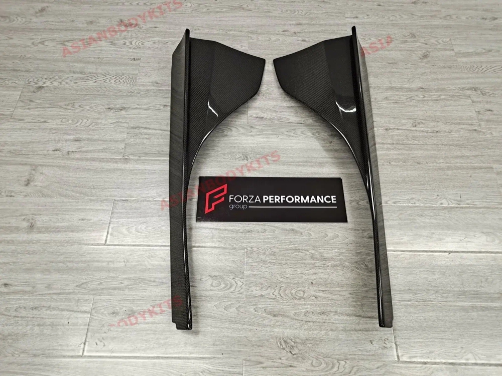 Карбоновые накладки на боковые юбки для McLaren 720S 2017-2023 МакЛарен тюнинг