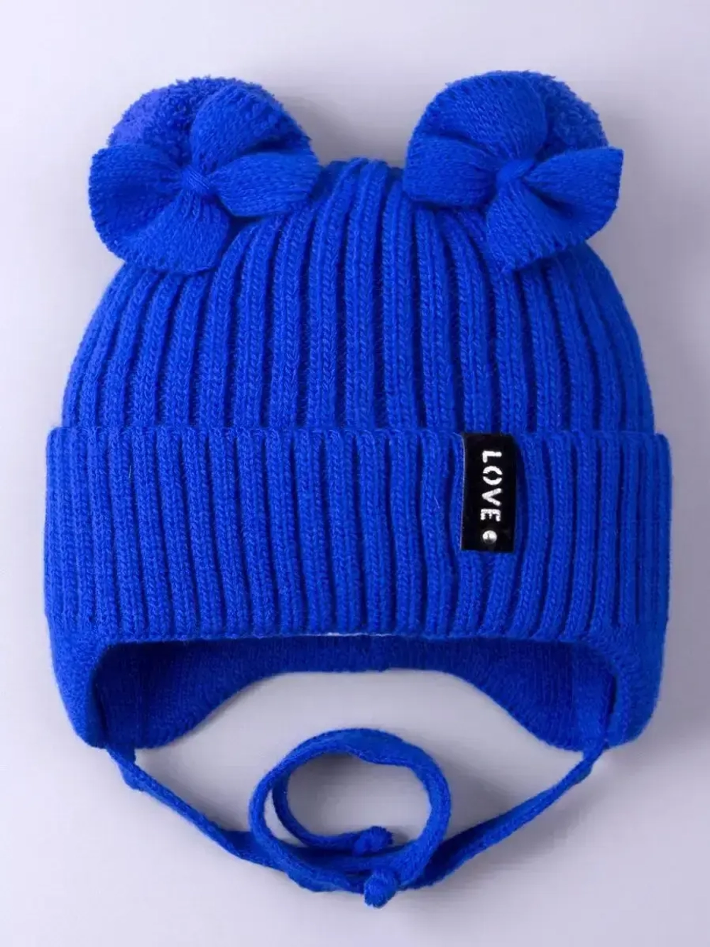 Шапка вязаная демисезонная для девочки