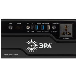 Портативная солнечная электростанция ЭРА ERAZS-01 (комплект), 200 Вт, 32400 мАч, Li-ion. Солнечная панель 50 Вт