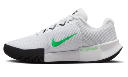 Женские Кроссовки теннисные Nike Zoom GP Challenge Pro - white/poison green/black