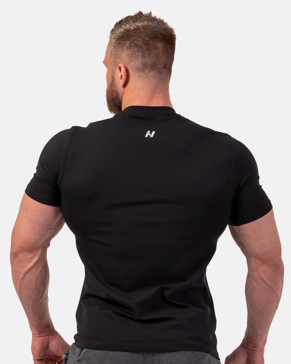 Мужская футболка Minimalist Logo NEBBIA T-shirt 291 black