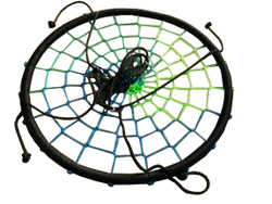 Синие и цветные качели гнездо 100 см диаметр