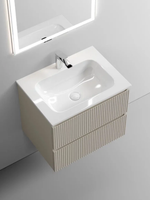 Тумба подвесная SANCOS Snob T 590х445х500, c двумя ящиками оснащенными доводчиками, Beige Soft , арт.SNT60CE