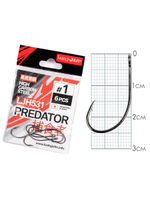 Крючки Lucky John PREDATOR серии LJH532 размер004 (5упк.по 6шт.)