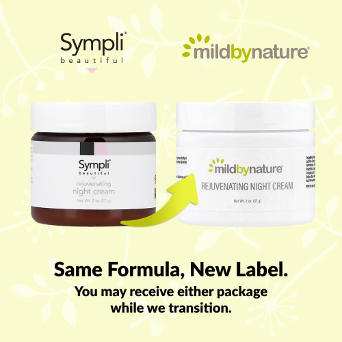 Mild By Nature, Омолаживающий ночной крем, 57 г (2 унции)