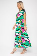 Платье Летние деньки (зелено-розовое) П13651-18М LT Collection