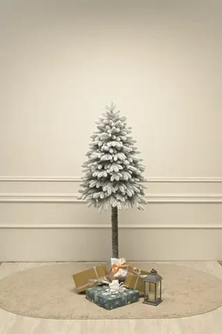 Искусственная елка Валдайская заснеженная 150 см., 100% литая хвоя, ЕлкиТорг (272150)