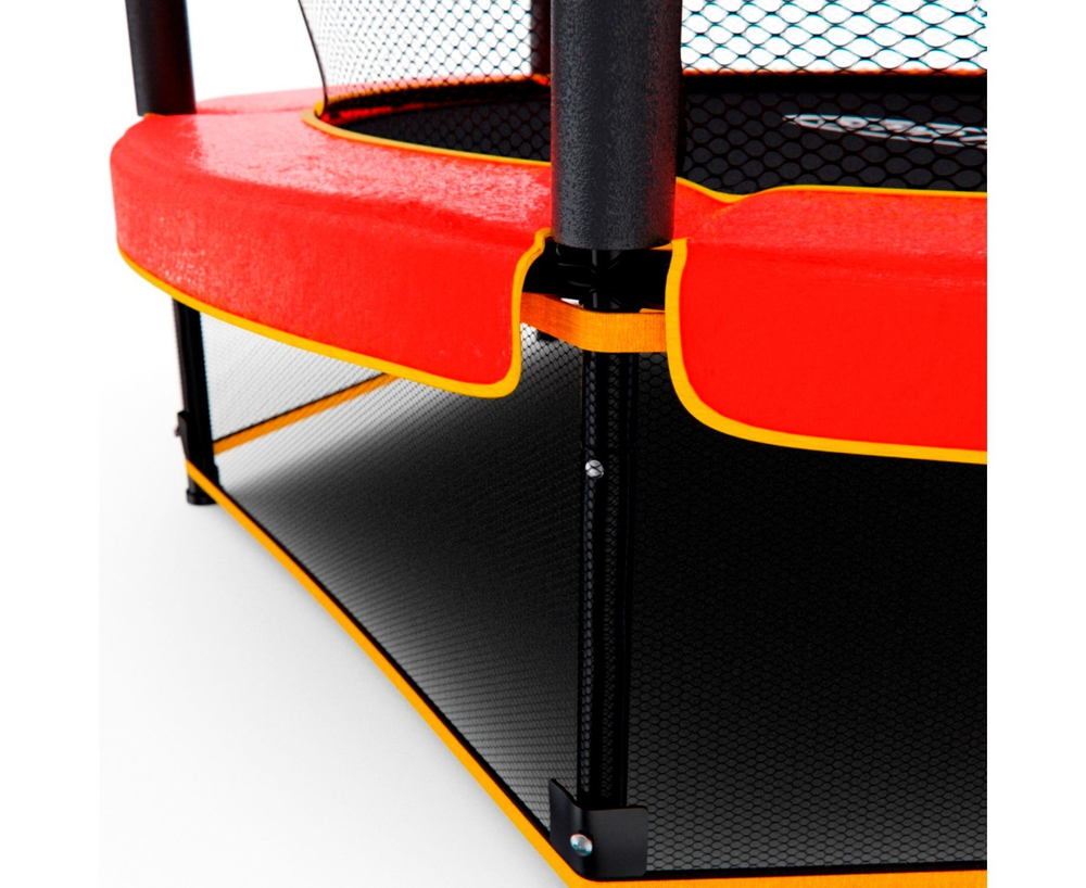 Батут детский DFC TRAMPOLINE-RED 55" с сеткой