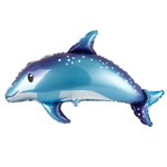 Шар Фольгированный Дельфин милый (Голубой)