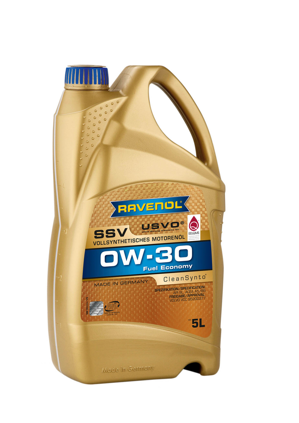Масло Ravenol 0W-30 SSV Fuel Economy A5/B5 SL синтетическое 5л / 0W30