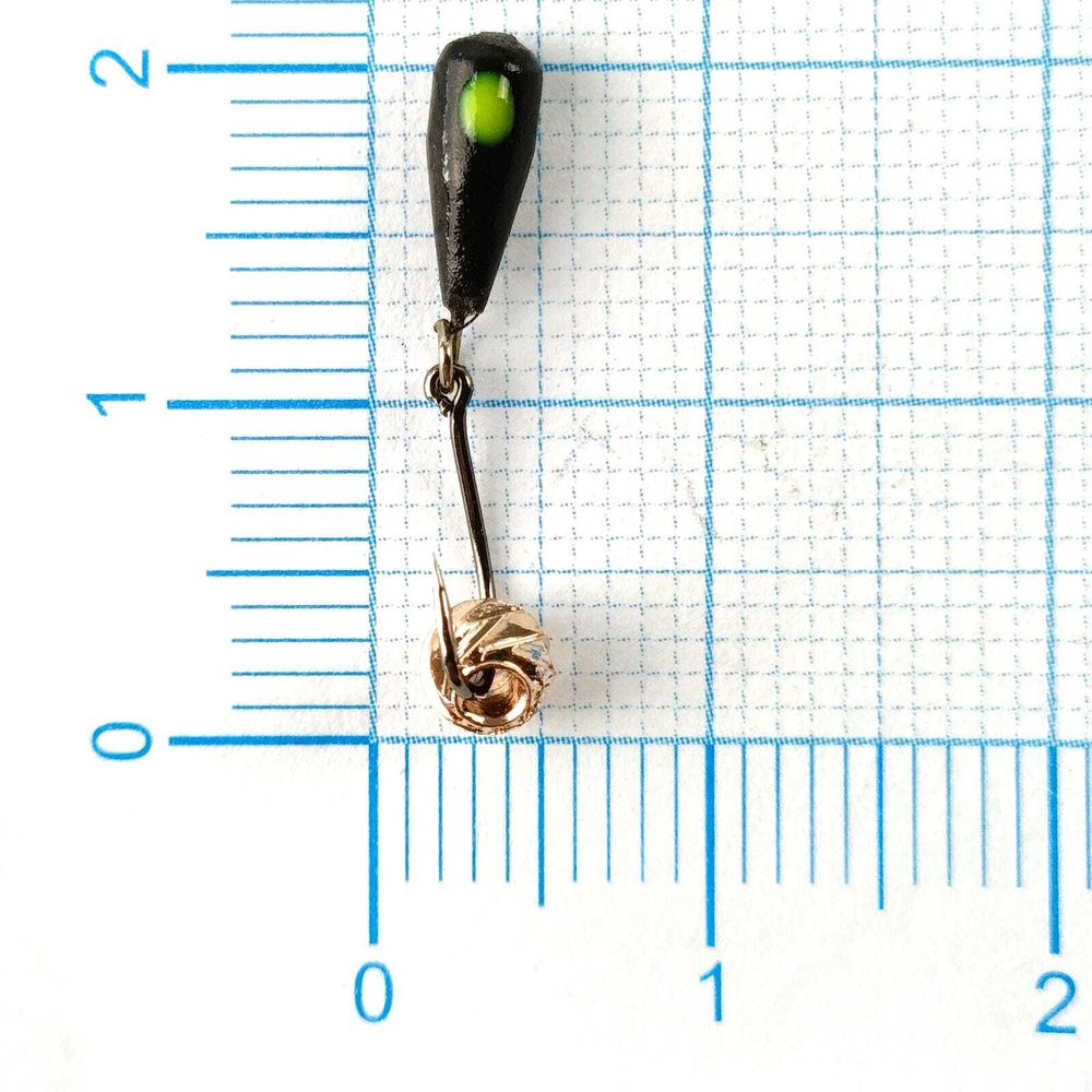 Мормышка Владимирская "Капля-Дипломат" (3мм, 0.7гр)