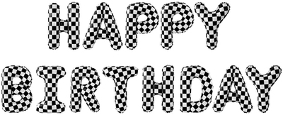 Набор шаров-букв (16''/41 см) Мини-Надпись "Happy Birthday", Пит-Стоп