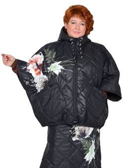Куртка стеганая Цветочная фея