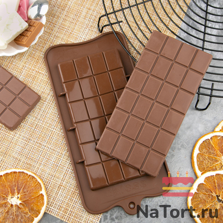 Форма силиконовая для шоколада «Плитка»