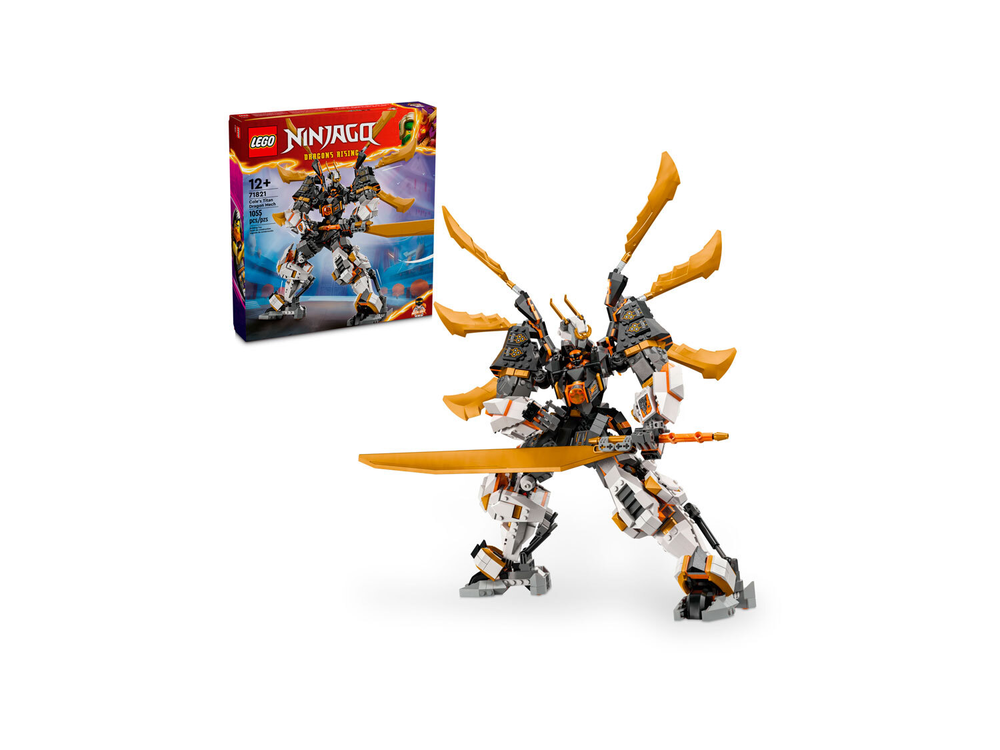 LEGO Ninjago 71821 «Боевой титановый робот-дракон Коула» — мощь и техника ниндзя