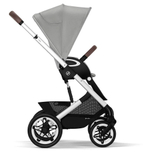 Коляска Cybex Talos S Lux SLV complete Aton S2 Ocean Blue 3 в 1 Stone Grey с дождевиками