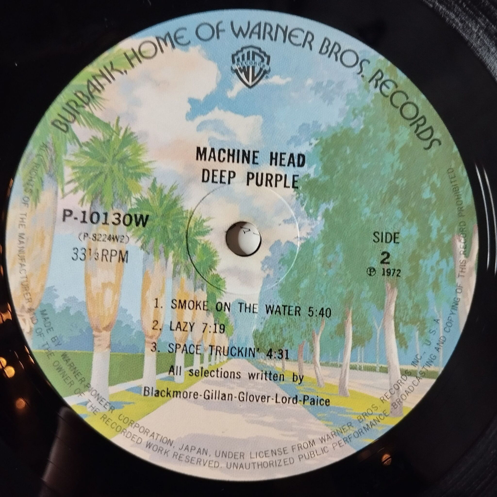 Винтажная виниловая пластинка LP Deep Purple Machine Head (Japan 1976) (No Obi) Pictures Of Home