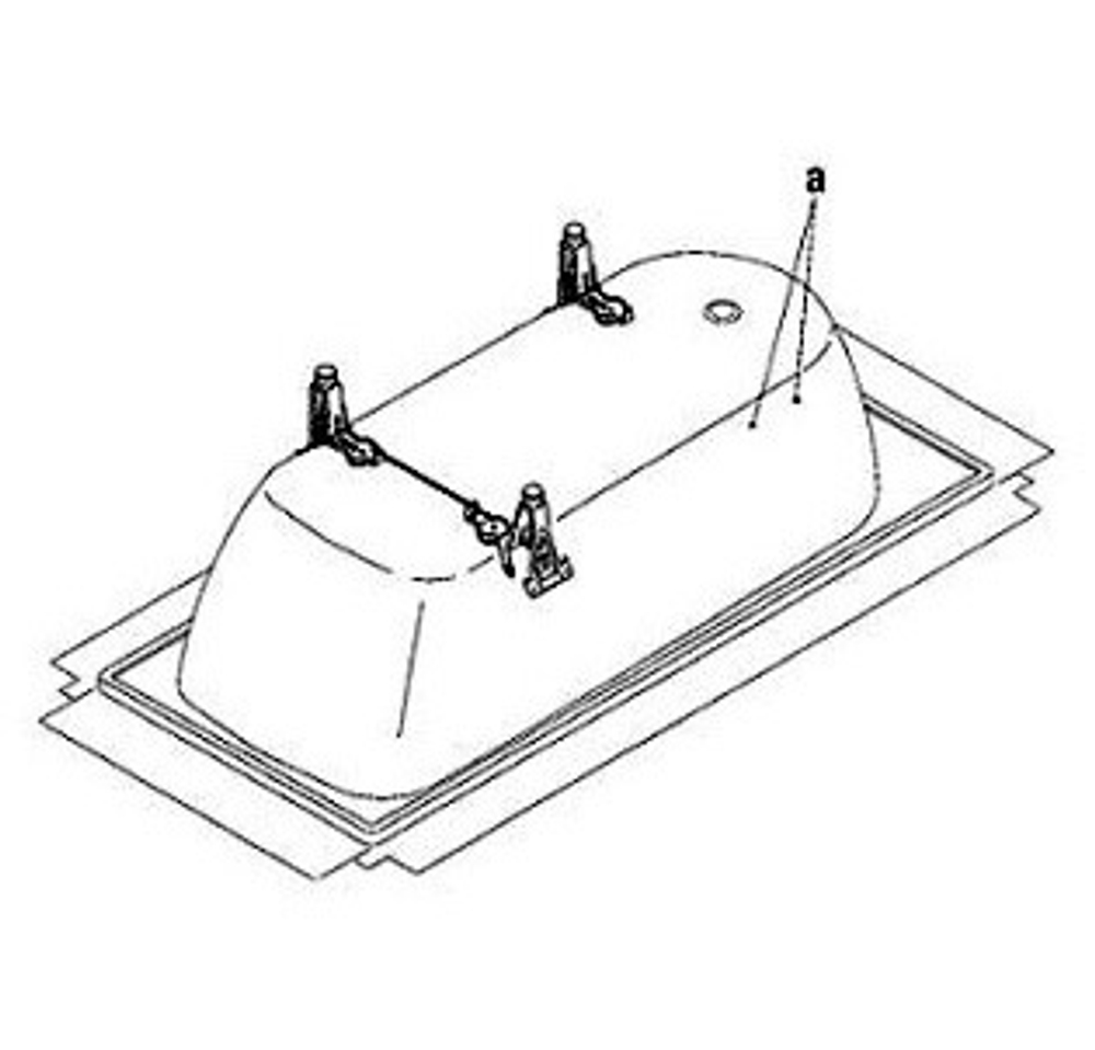 Ножки для ванн универсальные Kaldewei 5030 581470000000