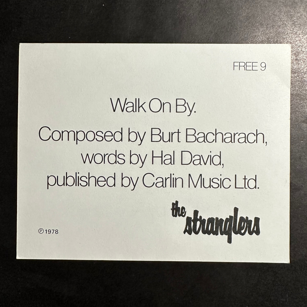 The Stranglers - Black And White (Англия 1978г.) LP + 7"