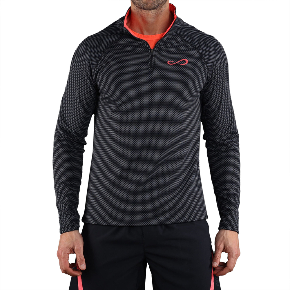 Мужское теннисное поло Endless Epic Long Sleeve Men - Grey