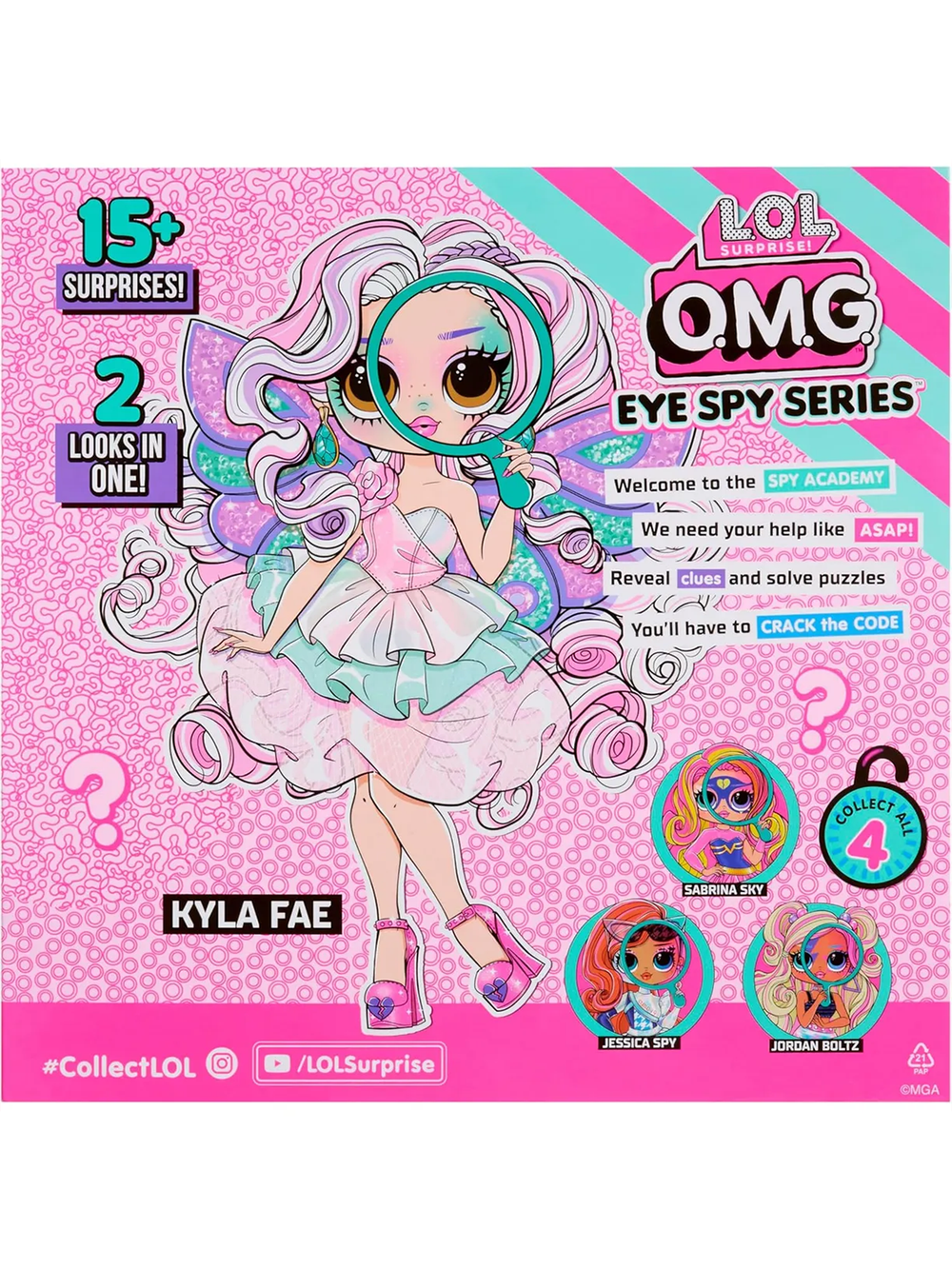 Кукла ЛОЛ Сюрпрайз ОМГ Шпионы Кайла Фэй  542650EUC | LOL Surprise! OMG Spy Series Kyla Faye | модная кукла  4+