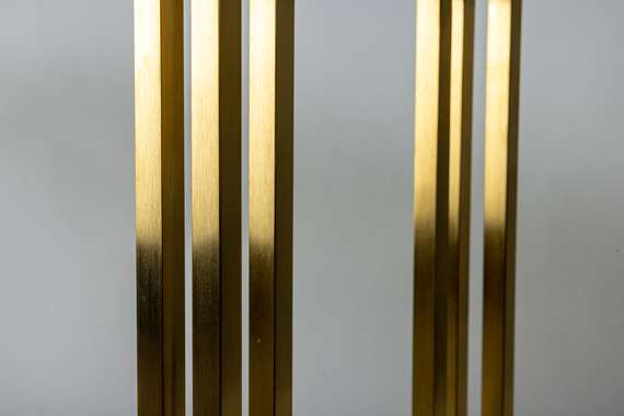 Консоль Jazz, 143х78 см, шпон американского ореха, мрамор