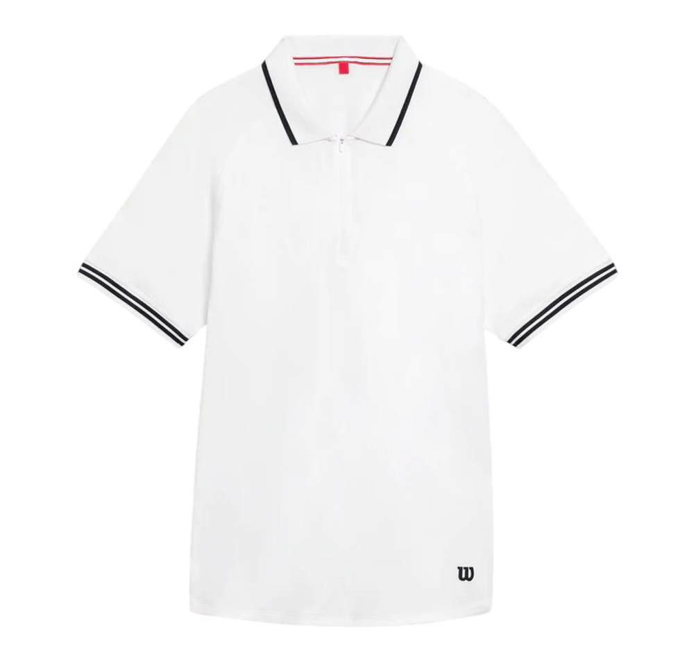 Мужское теннисное поло Wilson Players Seamless 2.0 - bright white