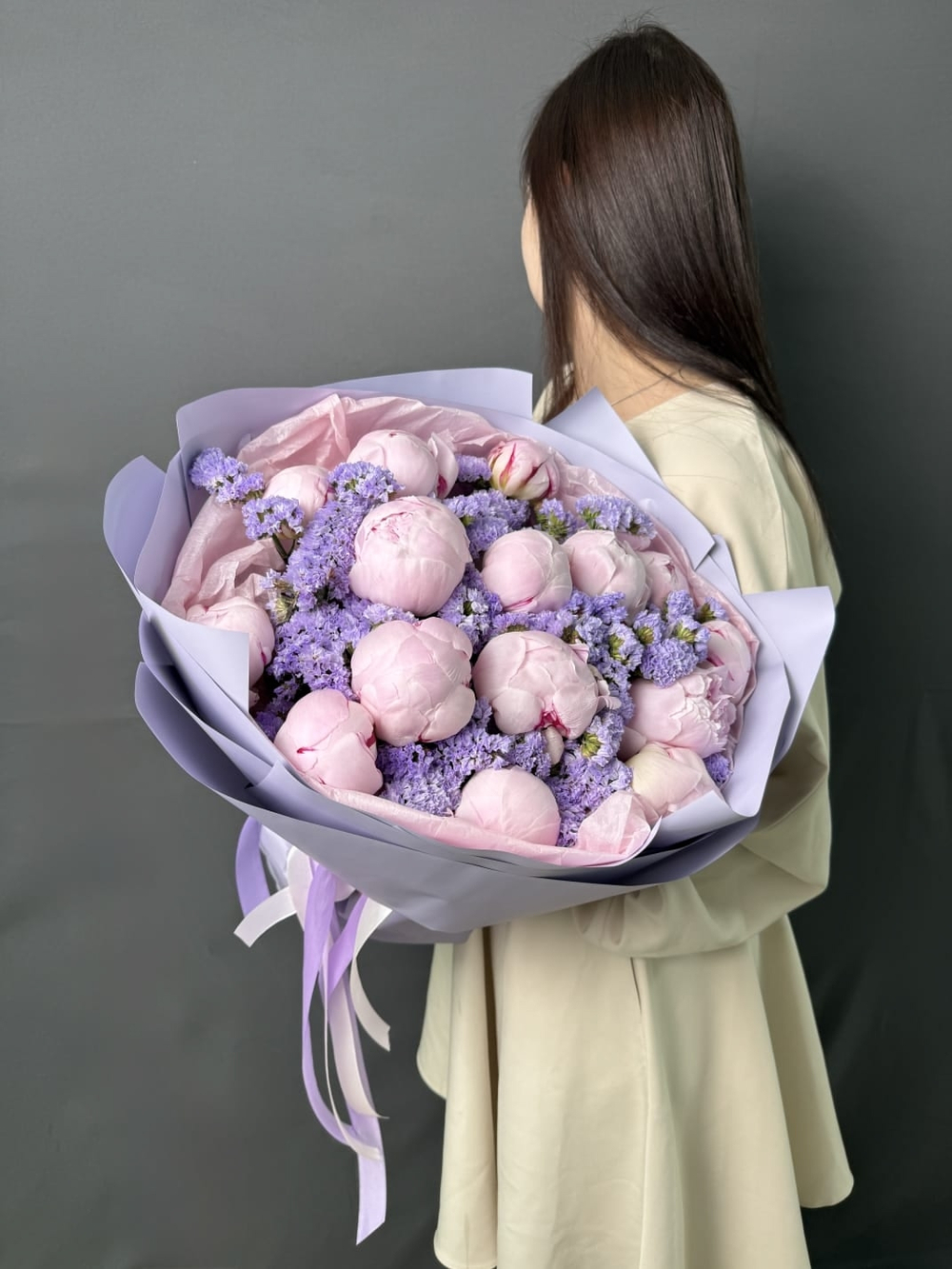 Авторский букет с пионами «Мечта»