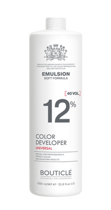Оксидант-лосьон 12% - “Bouticle color developer 40 vol" (1000 мл)