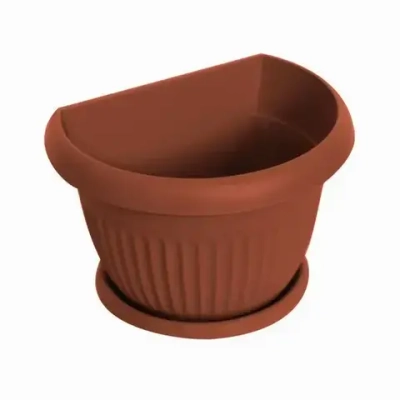 Кашпо настенное ЛИВИЯ D260мм Терракотовый 0,186,197х0,26м (комплект 15 шт)