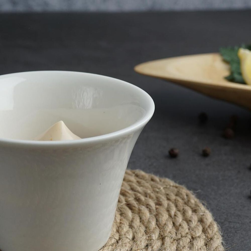 Соусник 70 мл d 7 см h4,8 см Mini Mix круглый белый фарфор P.L. Proff Cuisine [6]