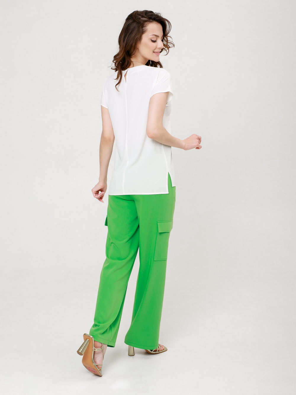 Блуза женская | Бл-1025 шелк искусственный