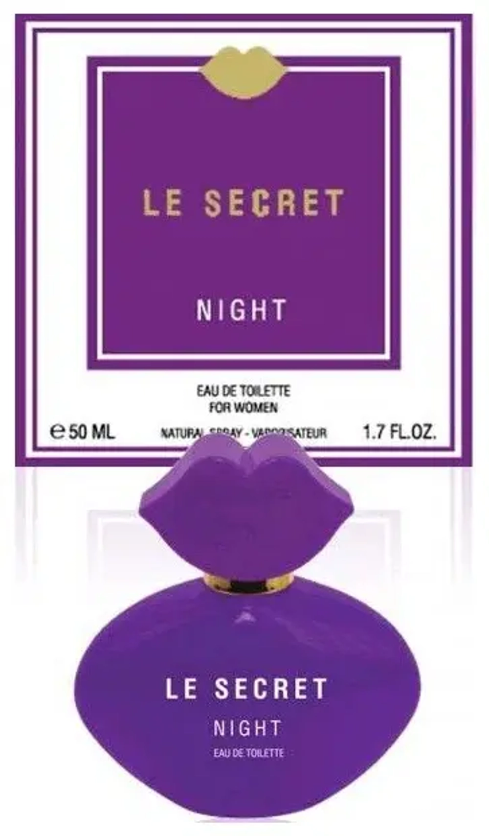 Туалетная вода для женщин КПК "LE SECRET NIGHT" 50мл Россия