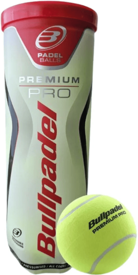 Мячи для падела Bullpadel Premium Pro (3 мяча в банке), арт. 471959