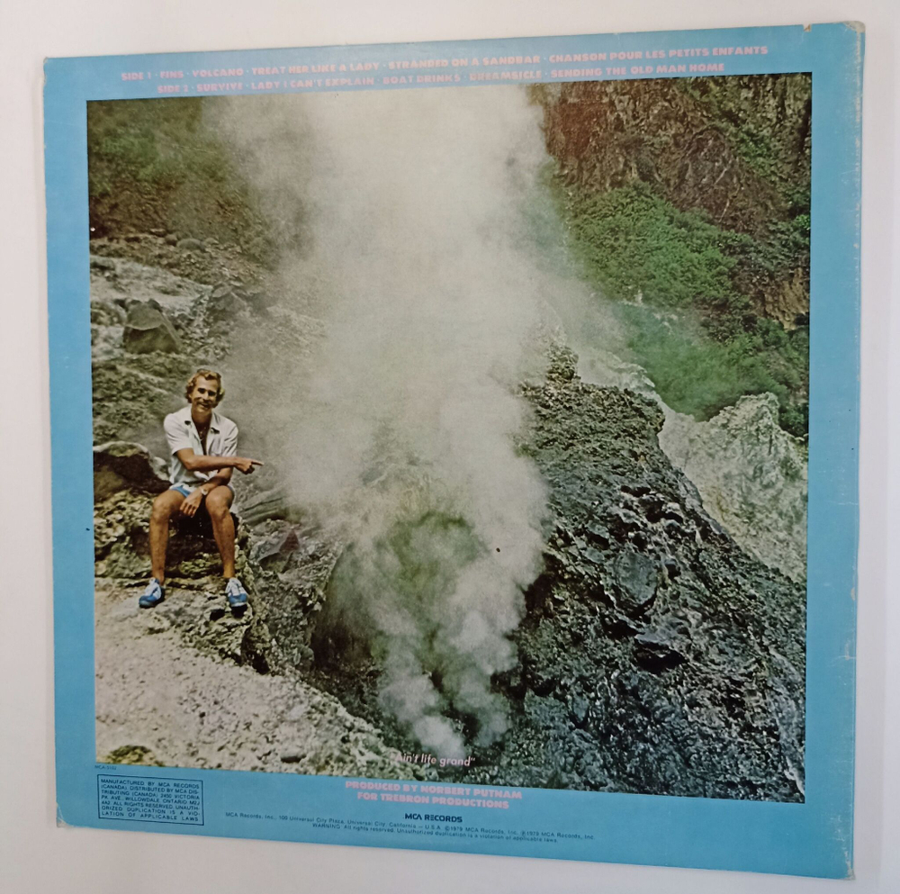 Винтажная виниловая пластинка LP Jimmy Buffett Volcano (USA 1979)
