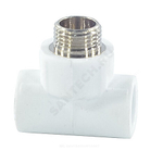 Тройник PP-R комбинированный белый Дн 32х3/4" НР PRO VALFEX 10128132-PRO