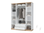 Шкаф 4-х створчатый с зеркалом МС Юкки