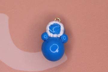 Подвеска неваляшка полимерная глина 28х16 мм