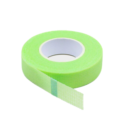 Скотч из нетканного материала с перфорацией зеленый